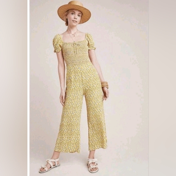 Faithfull the Brand Yellow Floral Jumpsuit - Picture 10 of 16